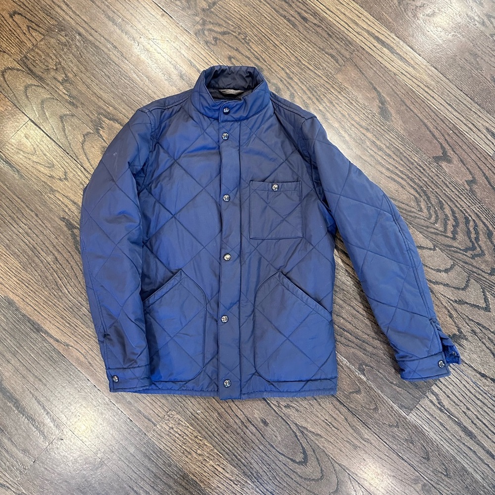 Crew Men's Sussex Quilted Blue Jacket